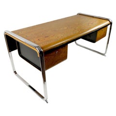 Peter Protzmann for Herman Miller Zebra Wood Desk