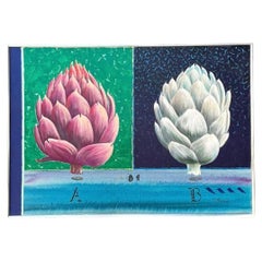 Peter Read Framed Artichoke Painting
