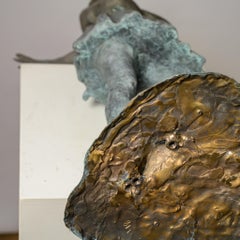 Tuffo d'autunno (Ed. di 12)-21° secolo, Figurativo, Contemporaneo, Bronzo, Scultura