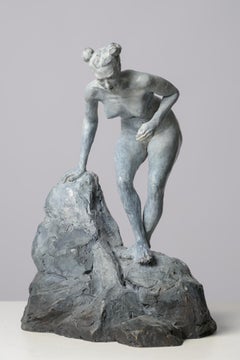 Tuffo d'autunno (Ed. di 12)-21° secolo, Figurativo, Contemporaneo, Bronzo, Scultura