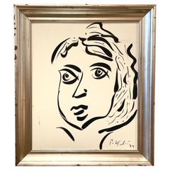 Peter Robert Keil Silver Leaf Incorniciato  Pittura su tavola 1974