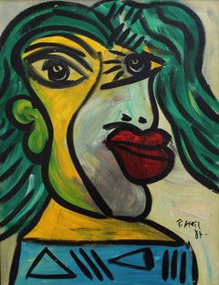 Portrait of Cubist Woman