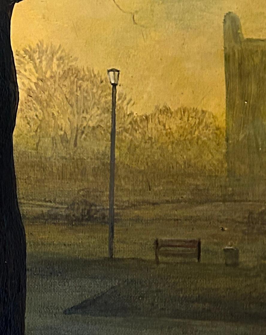 Alquimia, acrílico sobre lienzo, 50cm x40cm, 2023

Incluso en sus imágenes más realistas, hay una hermosa exageración en las pinturas de Peter Rodulfo. Puede tratarse de una paleta demasiado llamativa o de un punto de vista cuidadosamente elegido,