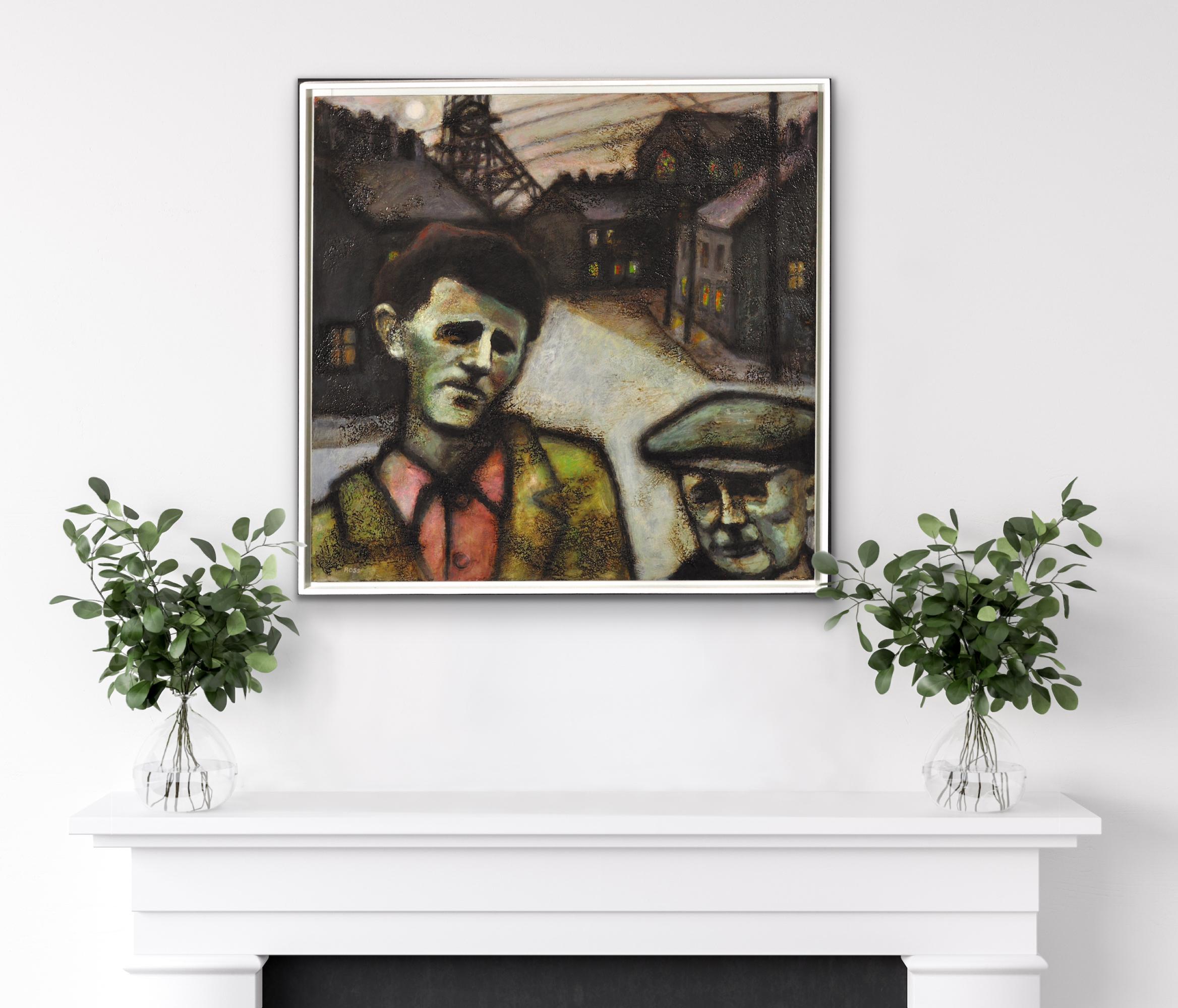 A Young Richard Burton and His Father. Pontrhydyfen. Neath Port Talbot. Wales. For Sale 2