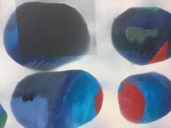 Variante blu. Pittura astratta contemporanea a tecnica mista