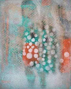 D 2: Mixed Media Contemporary Painting by Peter Rossiter