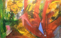 In The Mulberry Tree. Contemporary Mixed Media Painting
