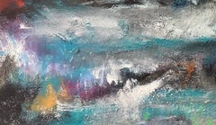 Dinas. Contemporary Abstract Expressionist Landscape Painting