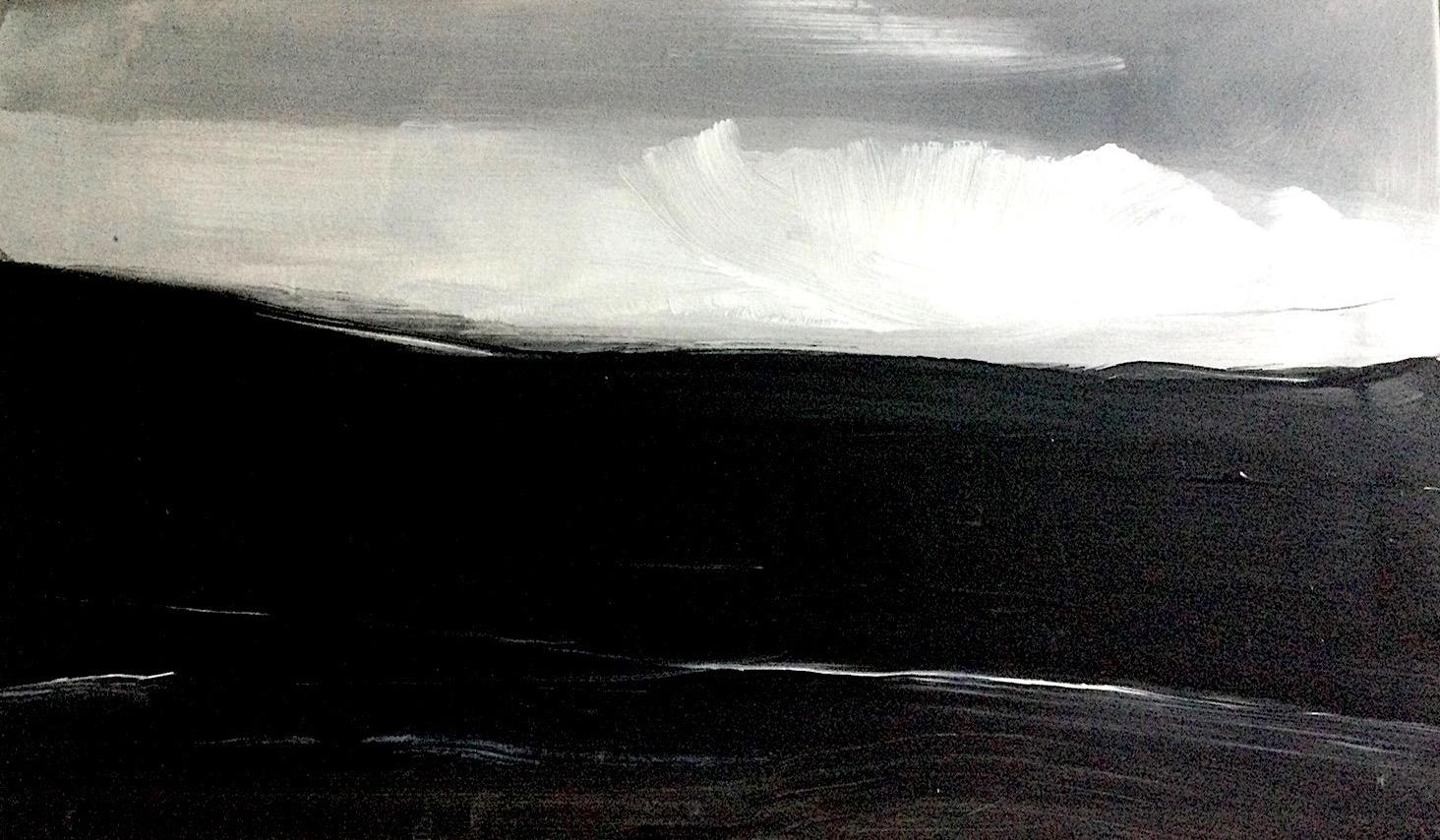 Sliver of Light. Contemporary Abstract Expressionist Painting
