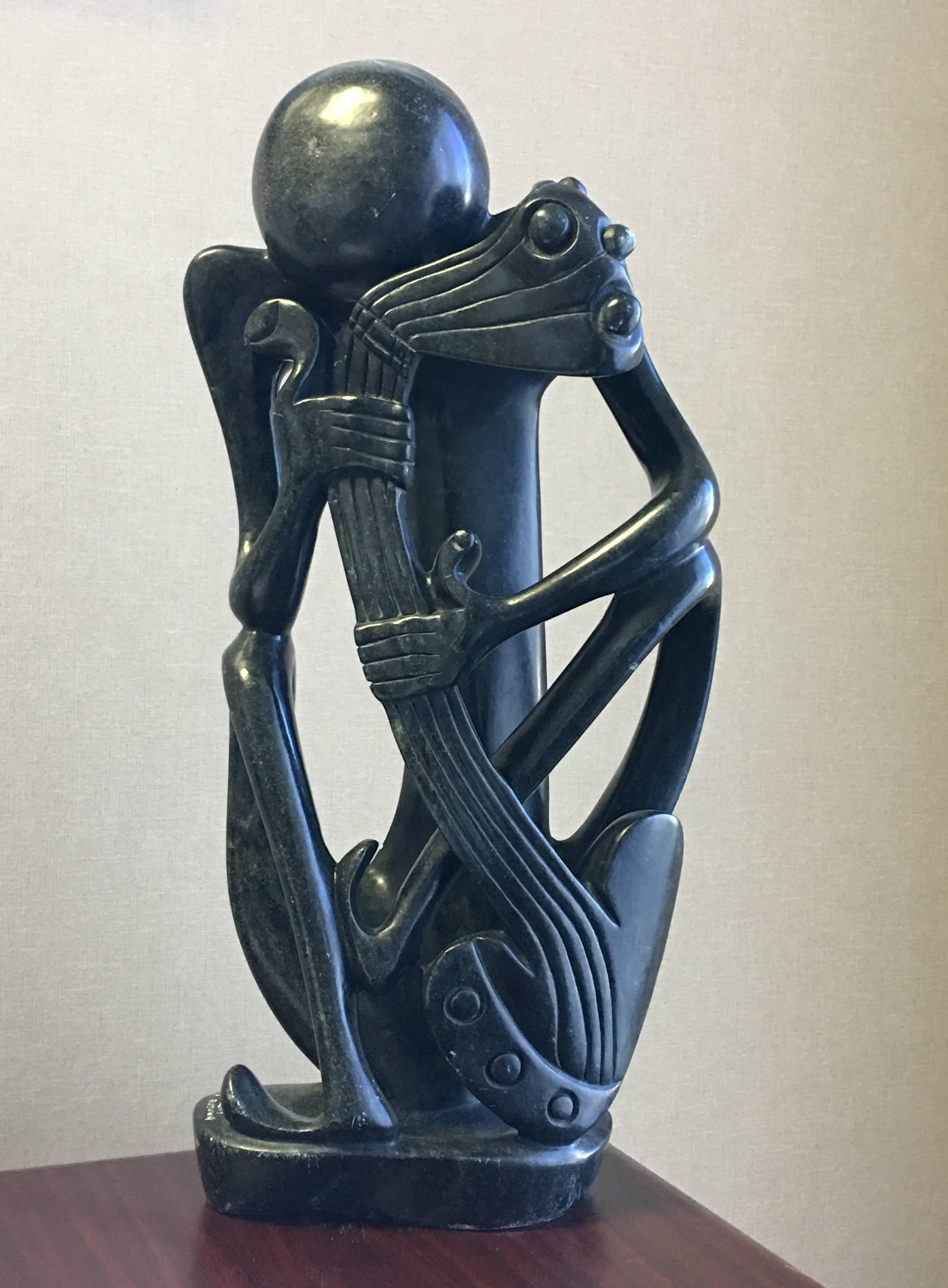 Abstract Sculpture Peter Rujuwa - Le musicien
