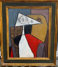 Abstract Figurative Cubism Painting