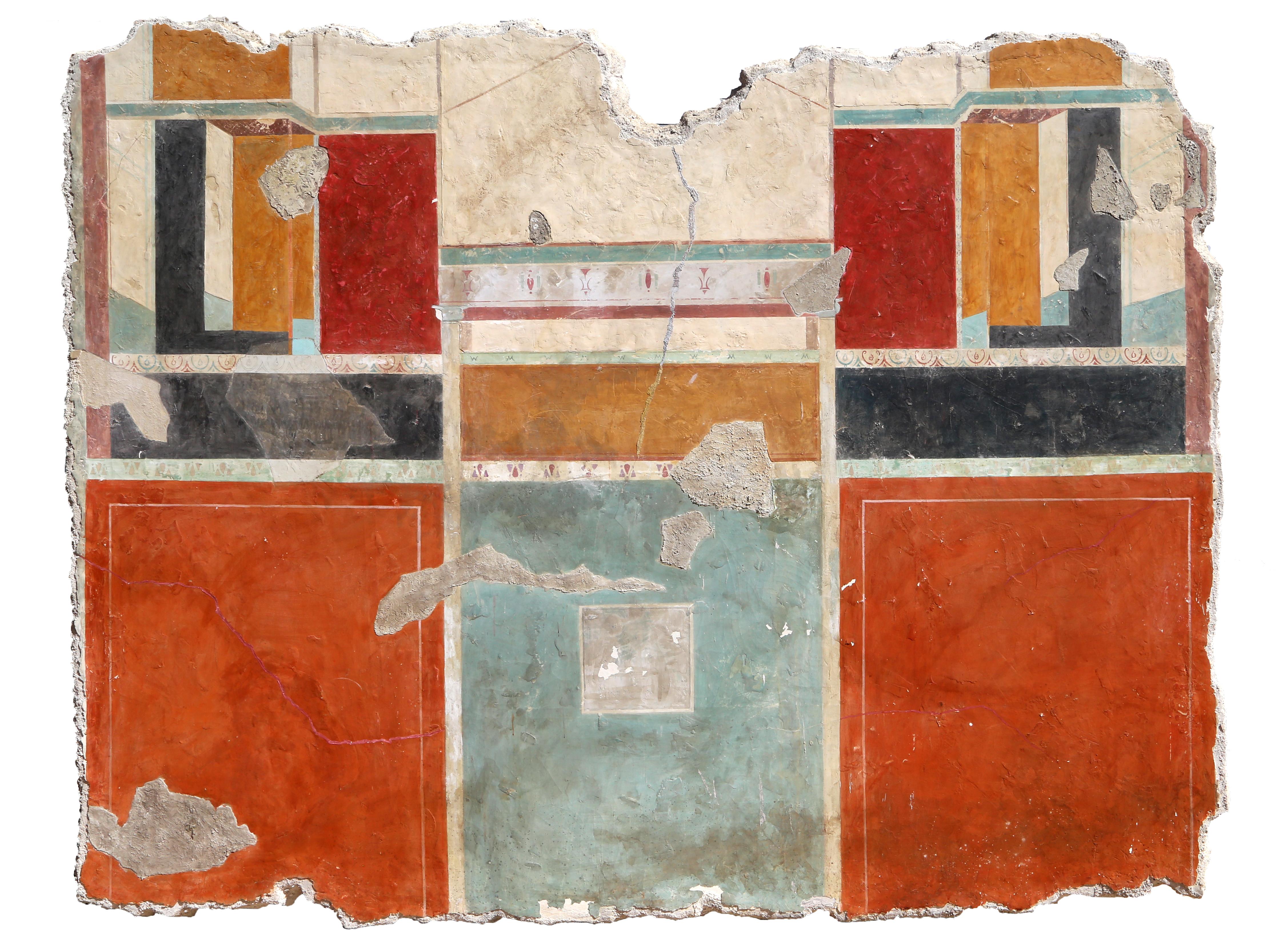 Peter Saari is an American artist who's work aims to re-invent antiquity through recreating ancient wall paintings and decoration. Provenance: Lamanga Gallery, NYC