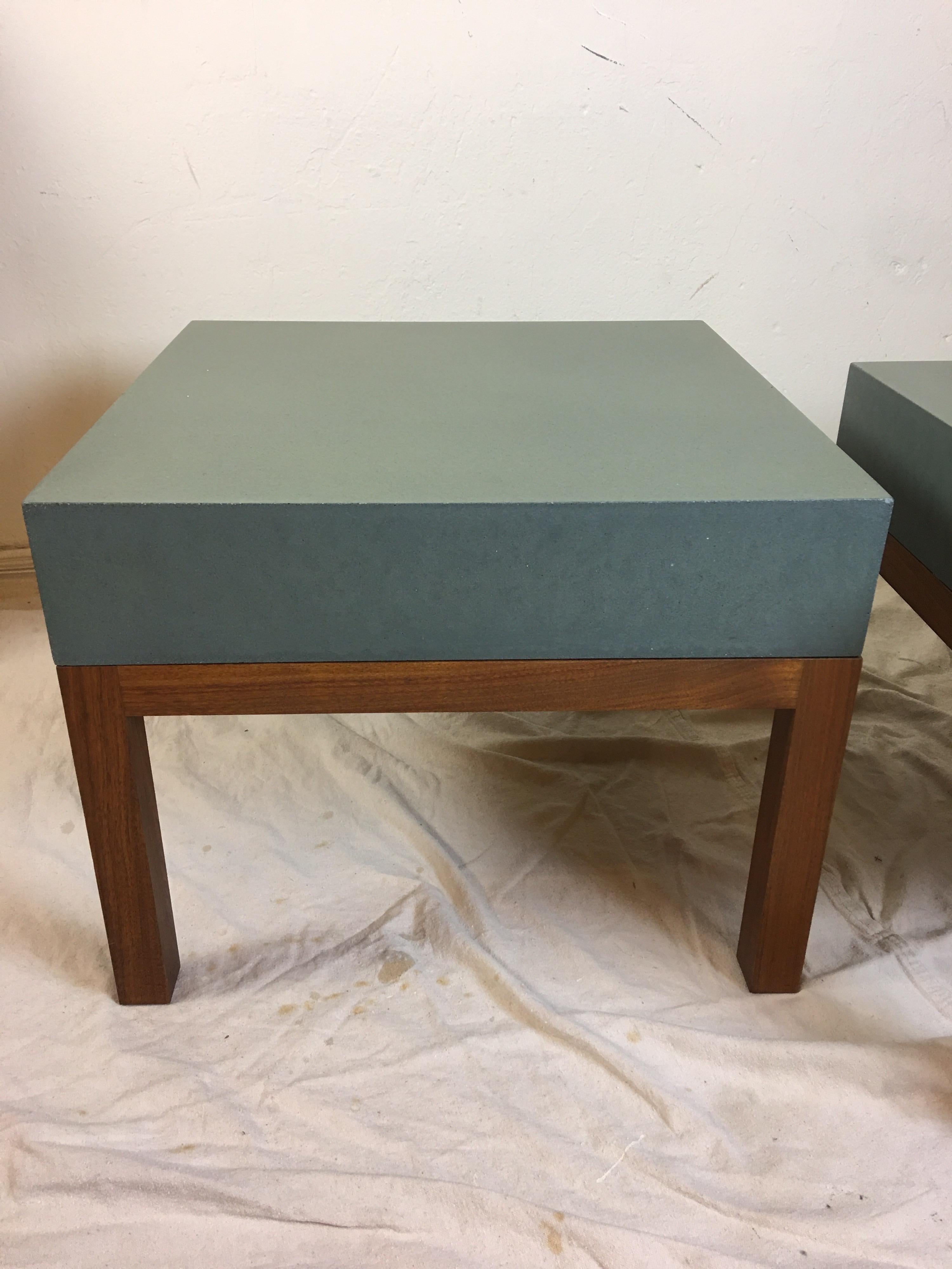 Modern Peter Sandback Cement Composite Tables, 2002