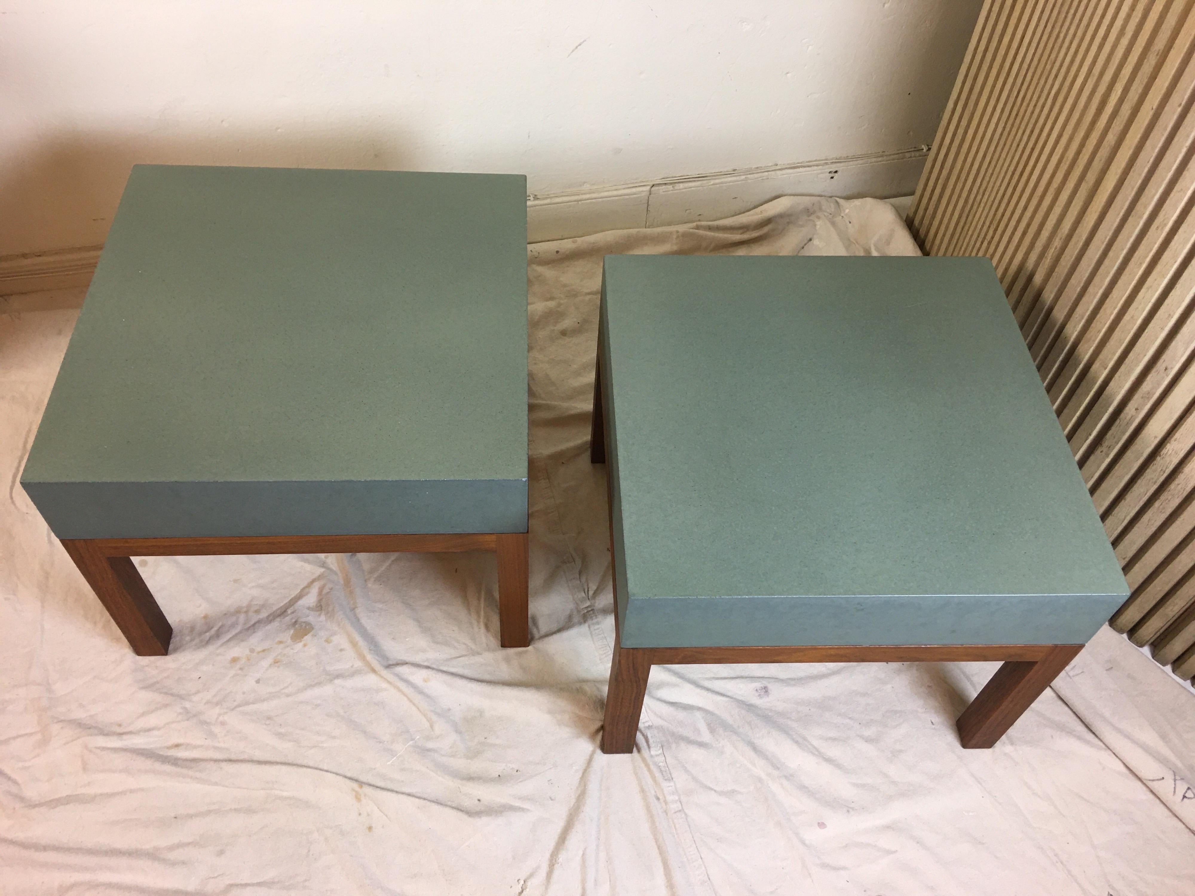 American Peter Sandback Cement Composite Tables, 2002