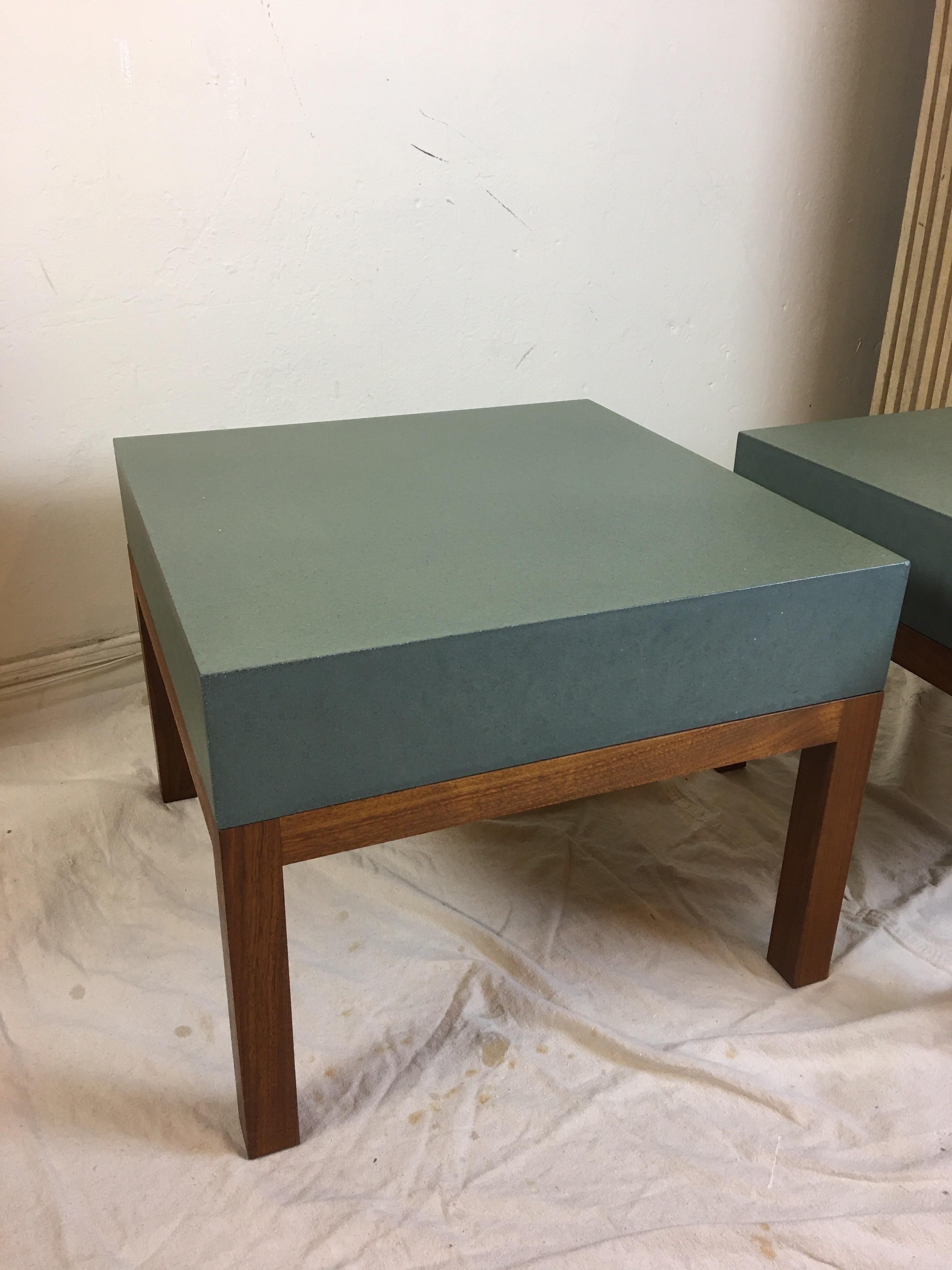 Peter Sandback Cement Composite Tables, 2002 In Good Condition In Philadelphia, PA