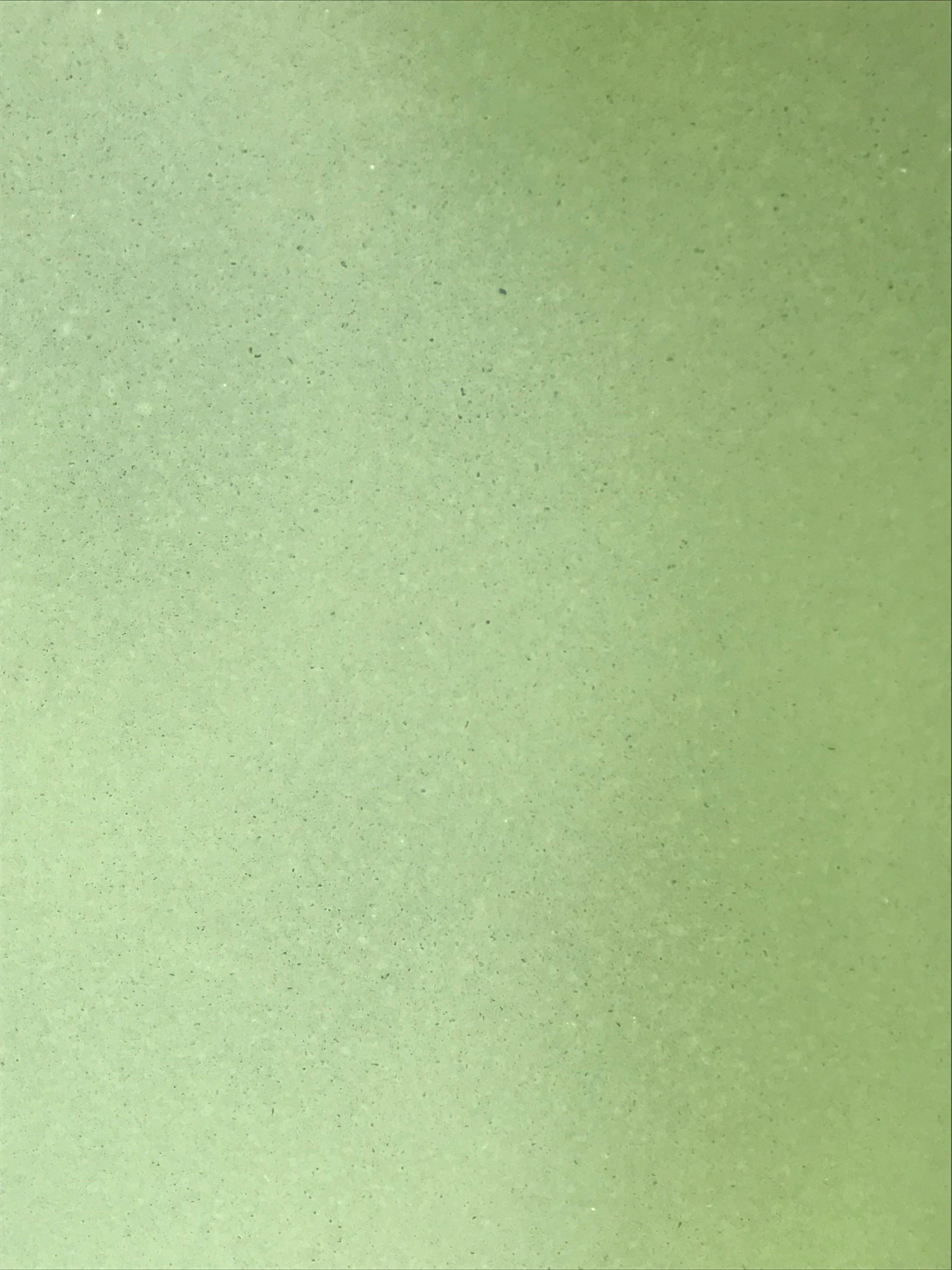 Plaster Rectangular Vibrant Green Coffee Table by Peter Sandback, Ettore Sottsass Style