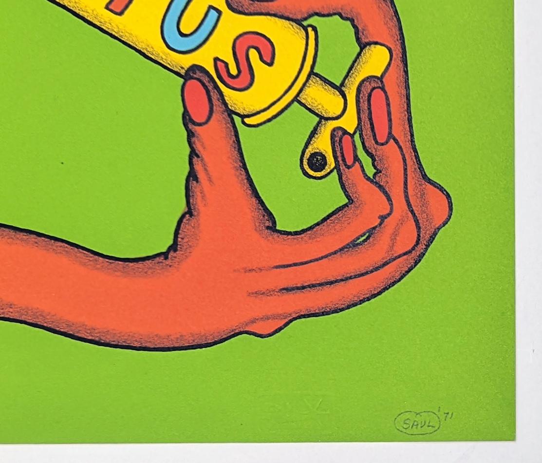 SHICAGO JUSTUS - Print by Peter Saul