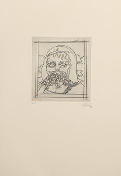 La Mona Lisa, grabado de arte pop firmado por Peter Saul