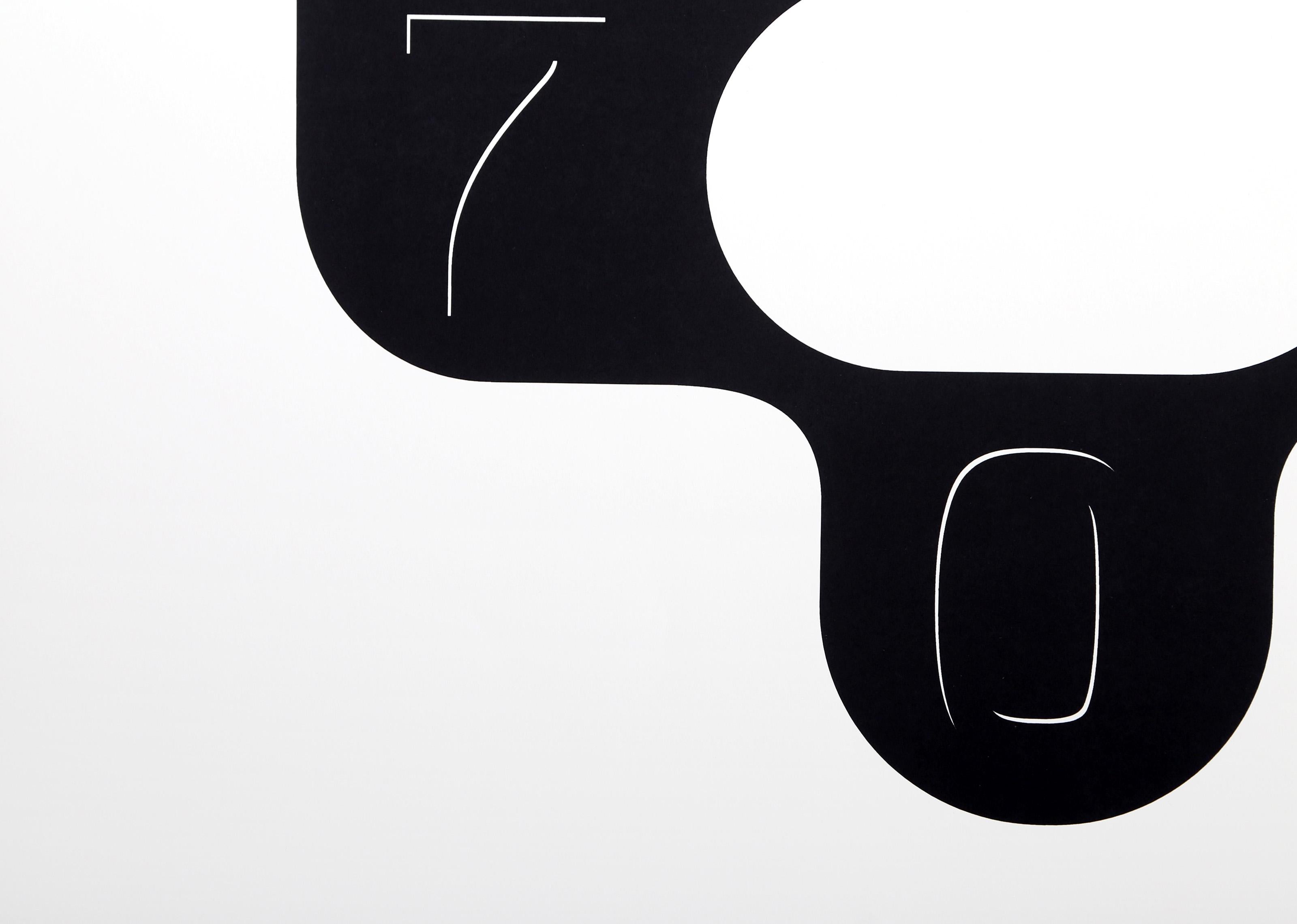 Der Buchstabe B, Pop-Art-Siebdruck von Peter Saville im Angebot 1
