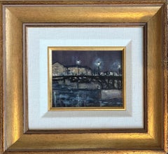 Plein Air Landscape 'Paris, Pont Des Arts'