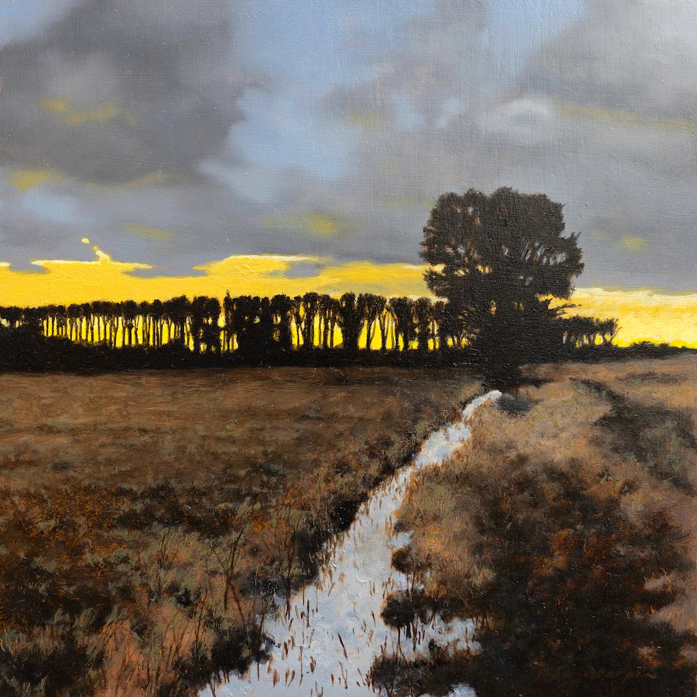 Peter Sculthorpe Landscape Painting - By the Marsh