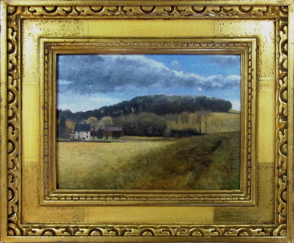 Peter Sculthorpe Landscape Painting - "Clouds for Autumn"