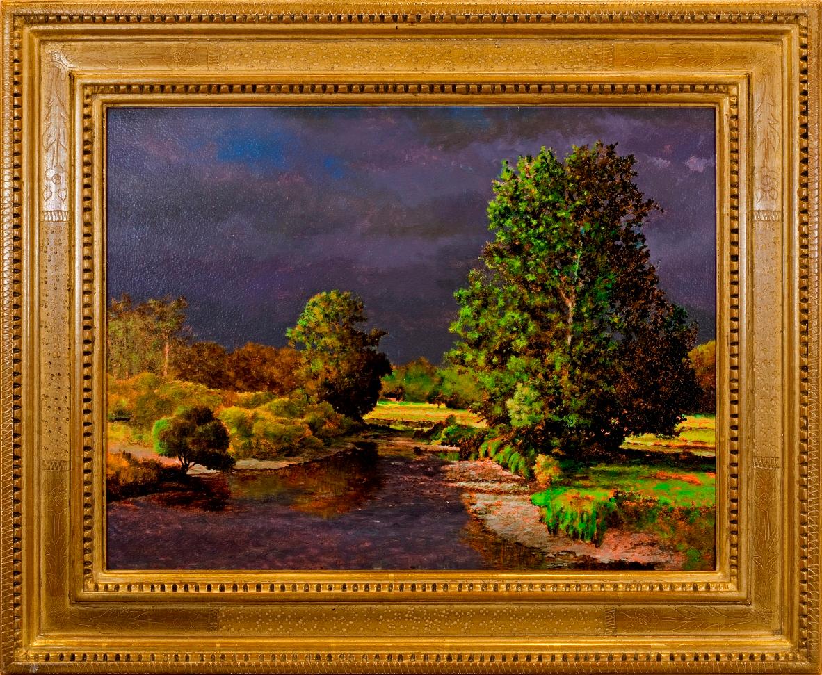 Peter Sculthorpe Landscape Painting - "Valley Creek, Oley Valley"