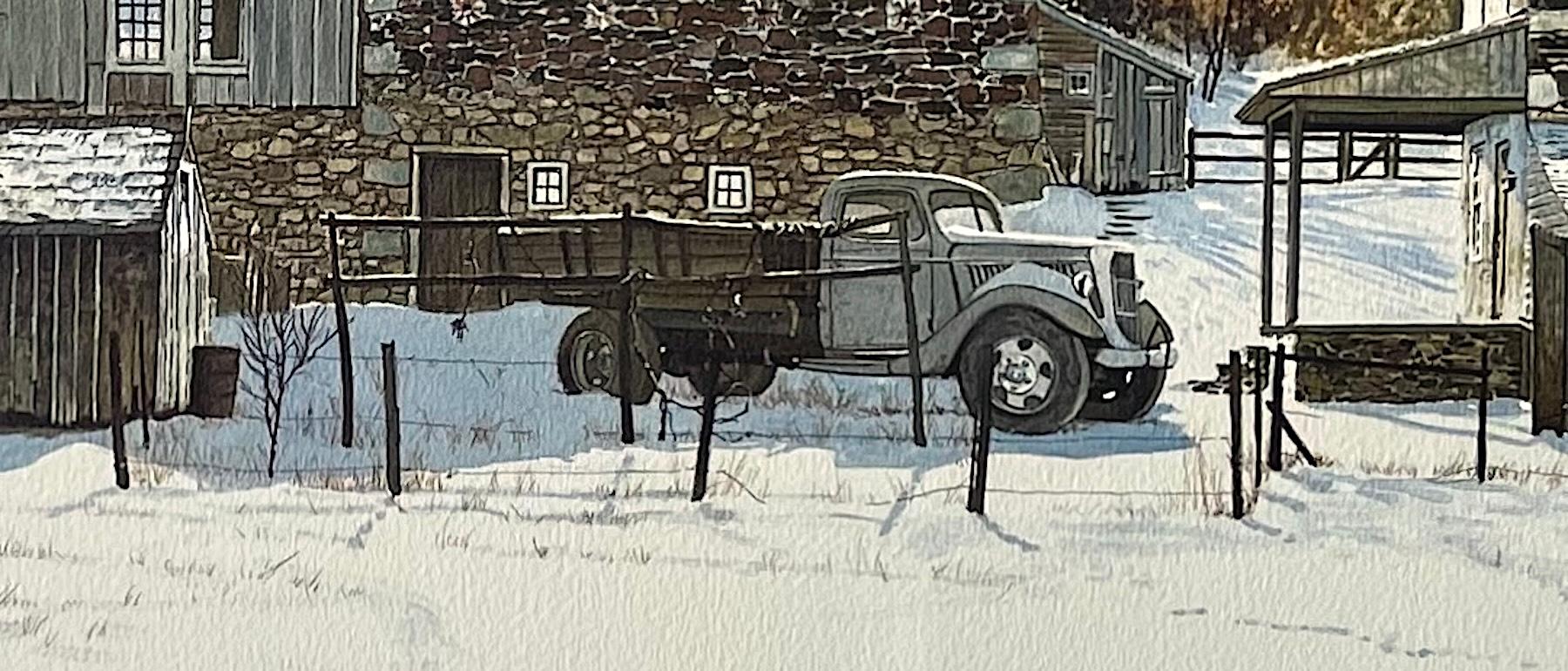 DOMINO es una litografía original dibujada a mano y de edición limitada (no es una reproducción fotográfica ni una impresión digital) de Peter Sculthorpe (Ontario, Canadá, 1948), impresa con técnicas litográficas manuales en papel Arches de archivo,