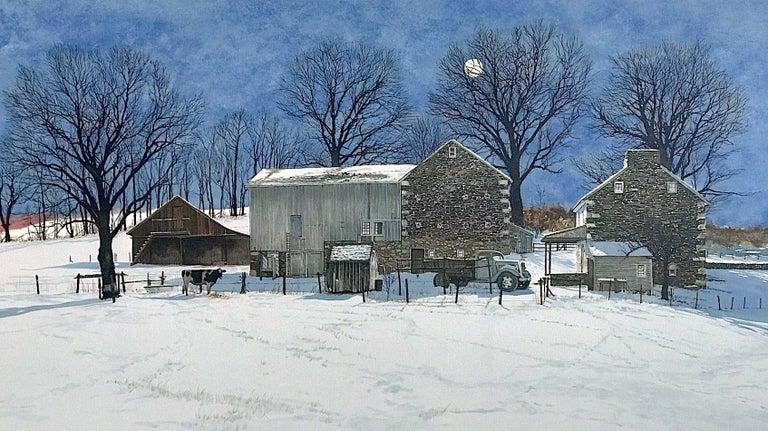 Peter Sculthorpe Domino Signed Lithograph Historic Stone