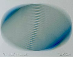 Peter Sedgley, British (1930-2025) Cybergraph, 'Egg and Eye"