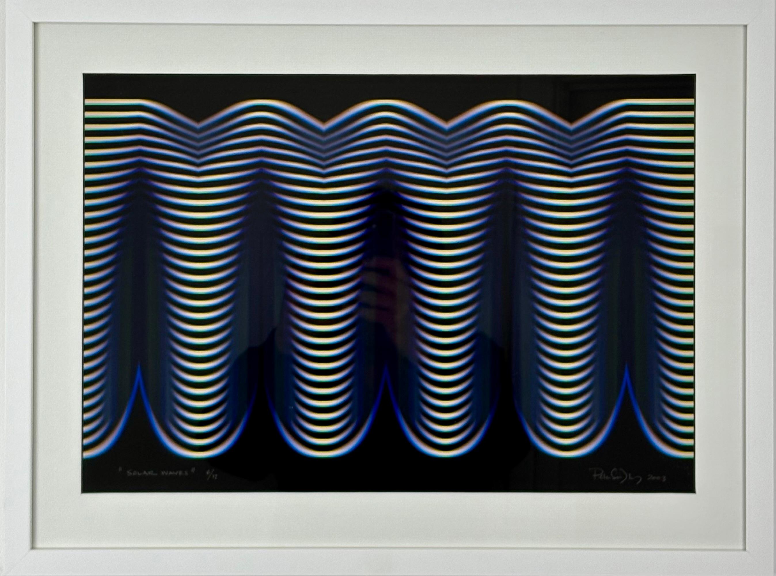 A contemporary (2003) Cybergraph 

Peter Sedgley is a British *Op and *Kinetic artist, born in London. After no formal training he He began to paint in 1963, influenced by Bridget Riley, with whom in 1968 he set up S.P.A.C.E. (Space Provision,