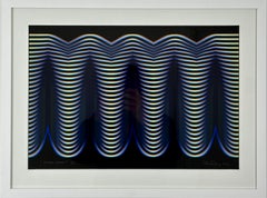 Peter Sedgley, British (b.1930) "Solar Waves',  signed, dated and numbered 6/12