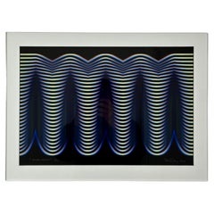Peter Sedgley, British (b.1930) "Solar Waves',  signed, dated and numbered 6/12