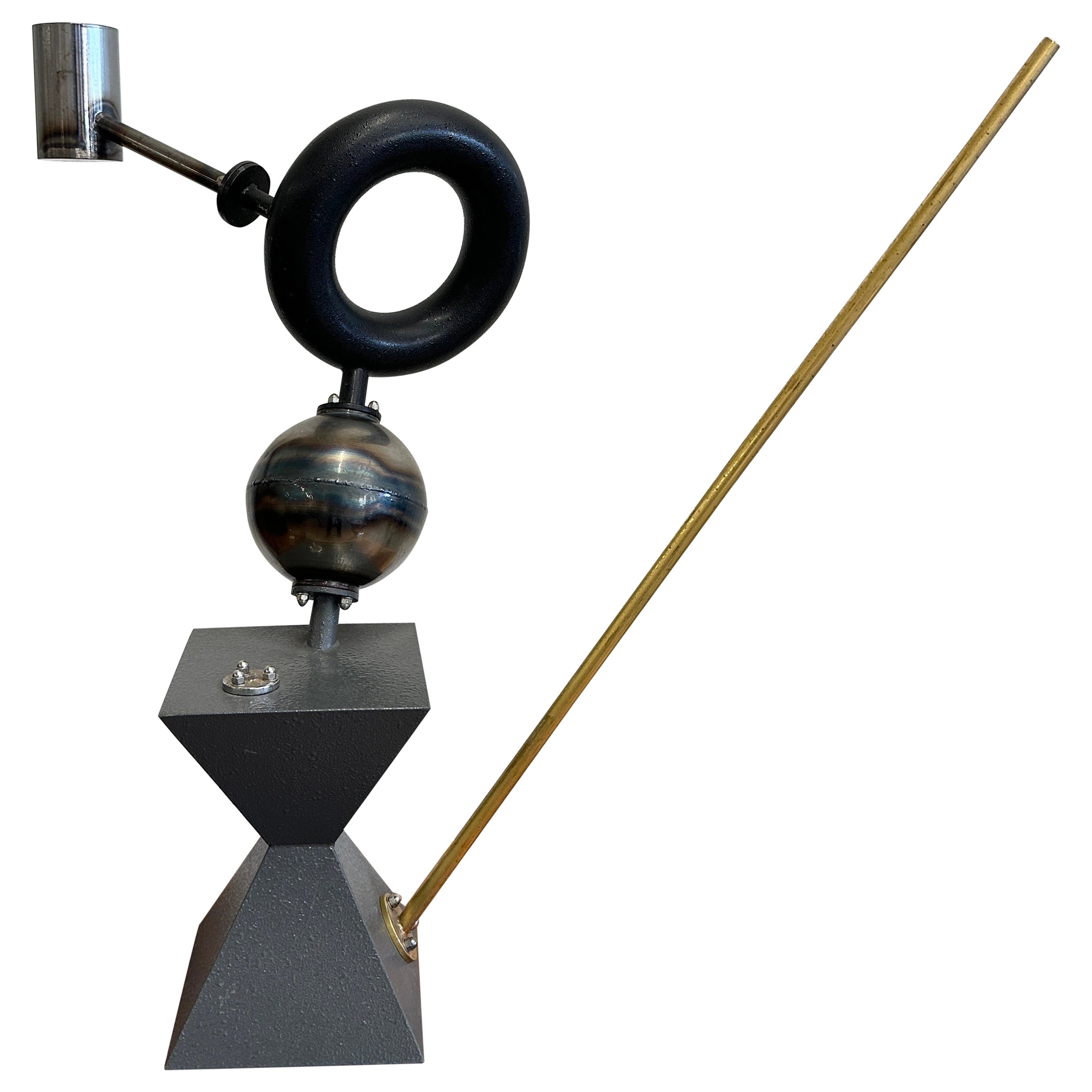 Sculpture en métal abstrait abstraite de Peter Shire 1991