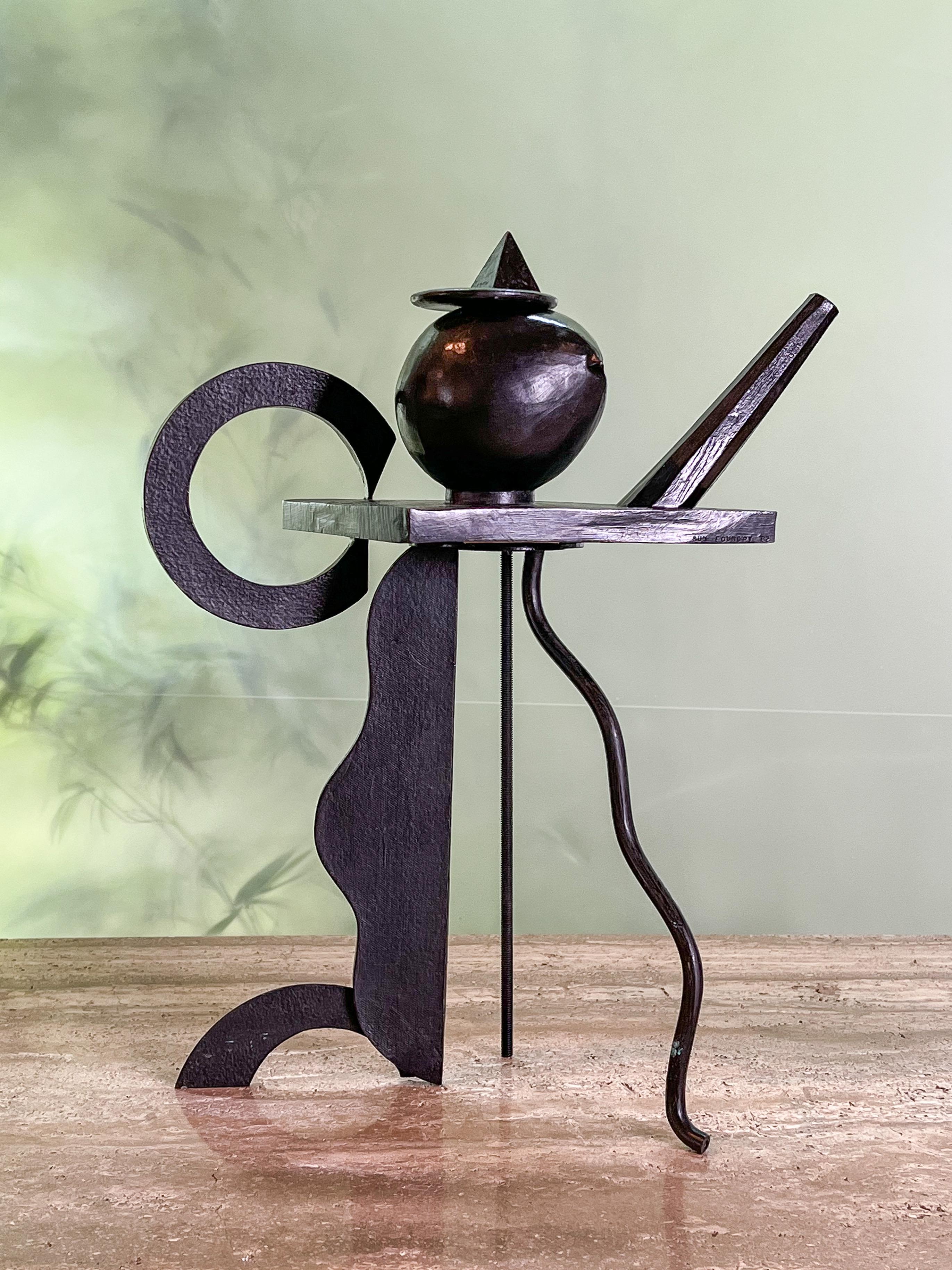 Peter Shire Bronze Teapot, 1982 For Sale 8