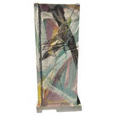 Peter Shire ceramic/pottery abstract/ splatter design vase