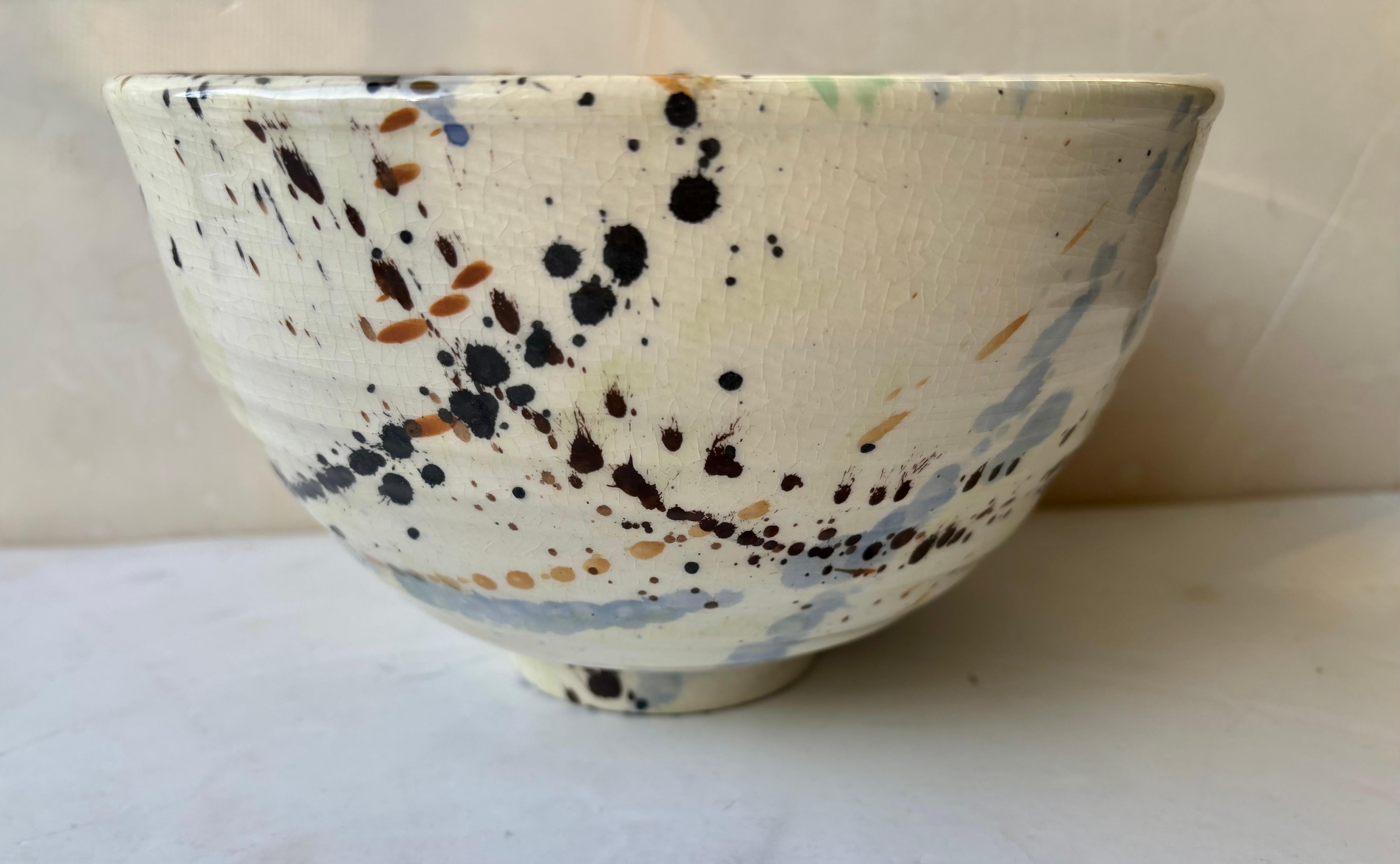 Hand-Crafted Peter Shire ceramic/pottery bowl, 