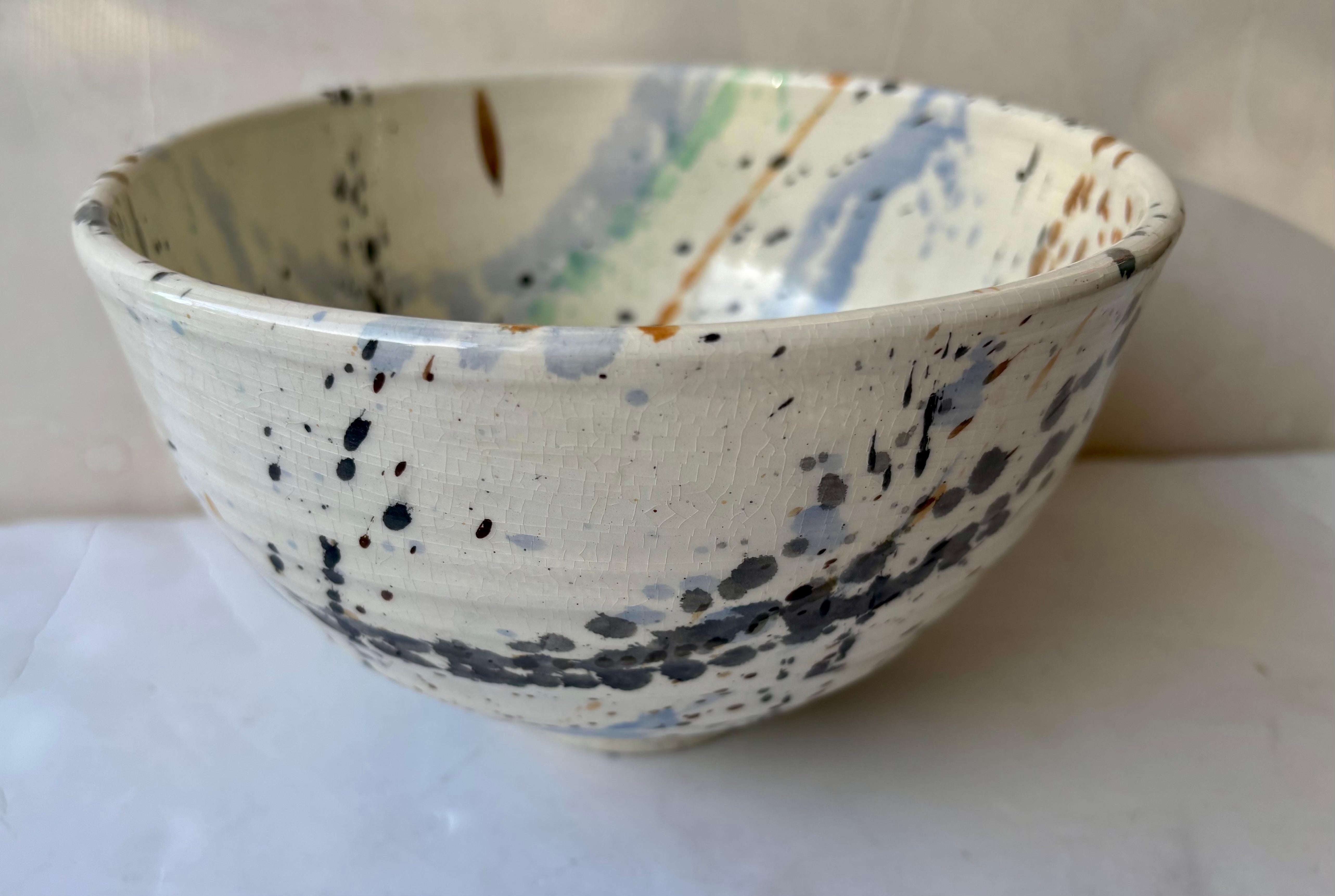 Contemporary Peter Shire ceramic/pottery bowl, 
