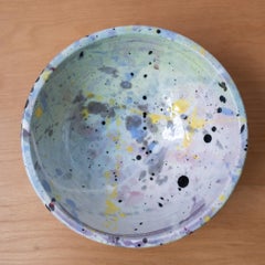 Peter Shire Ceramic Splatter Bowl for Los Angeles County Museum of Art, 1984