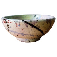 Peter Shire Ceramic Splatter Bowl for Los Angeles County Museum of Art, 1984
