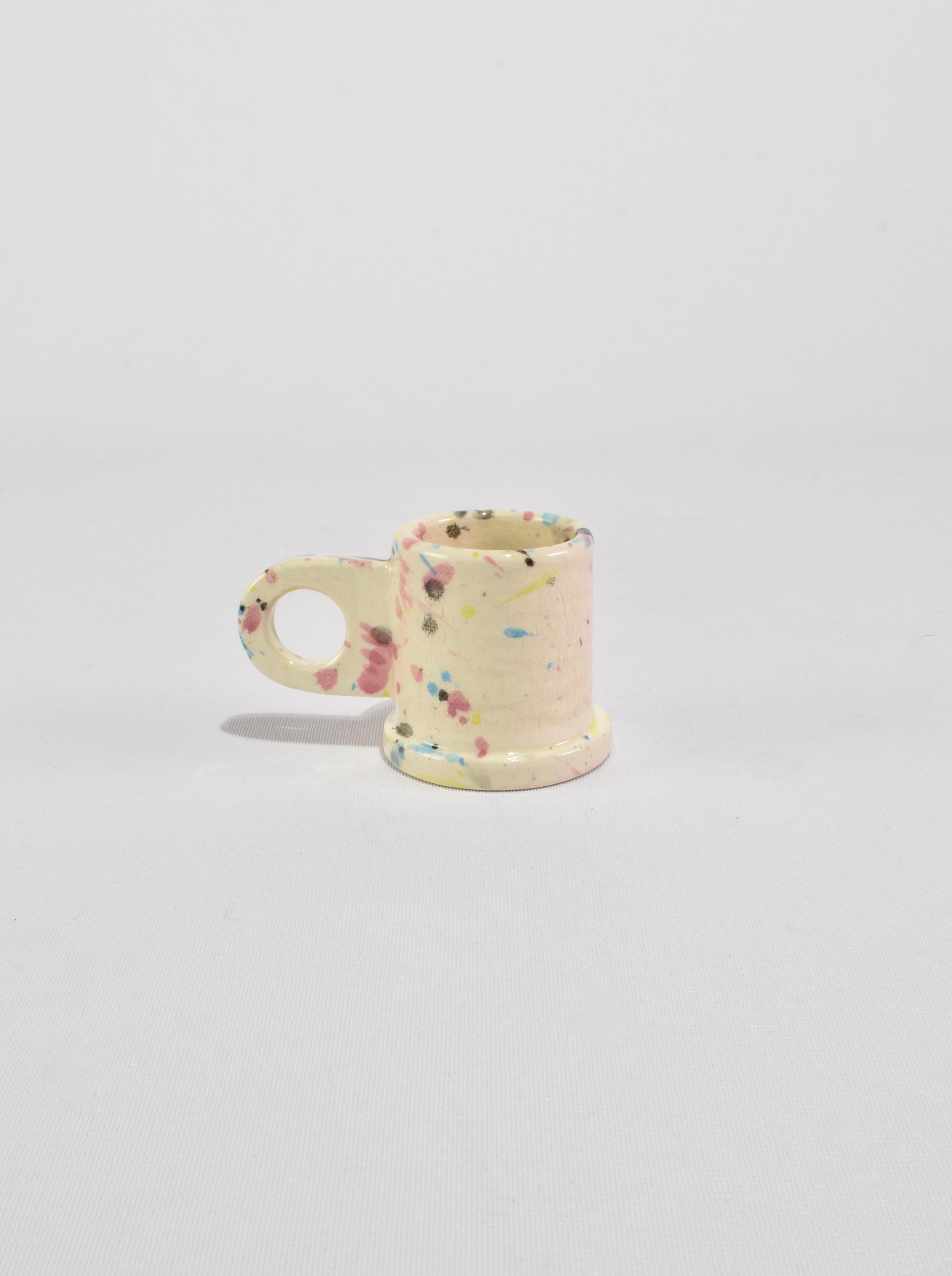 Hand-Crafted Peter Shire Espresso Splatter Mug