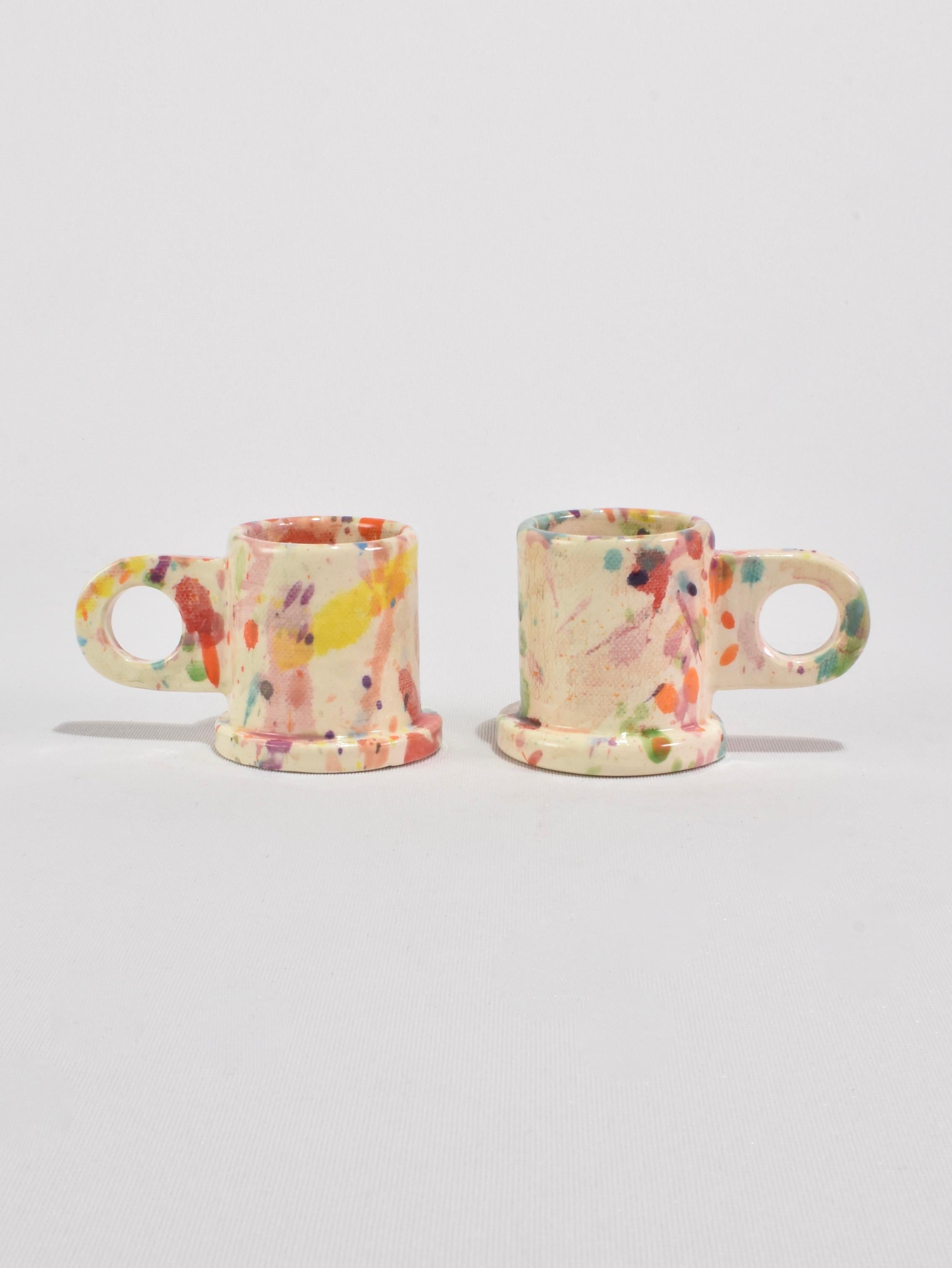 Contemporary Peter Shire Espresso Splatter Mug