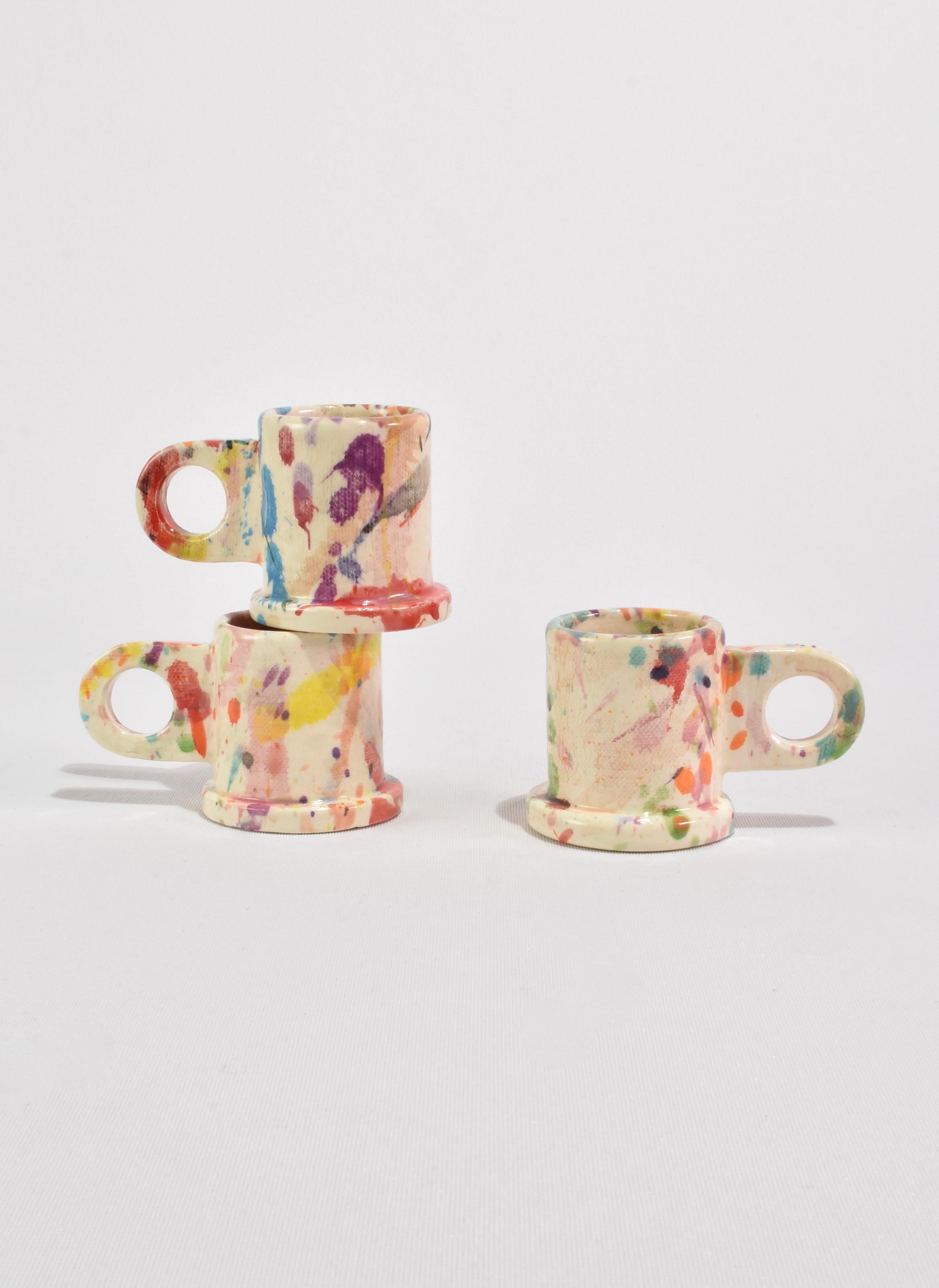 Ceramic Peter Shire Espresso Splatter Mug