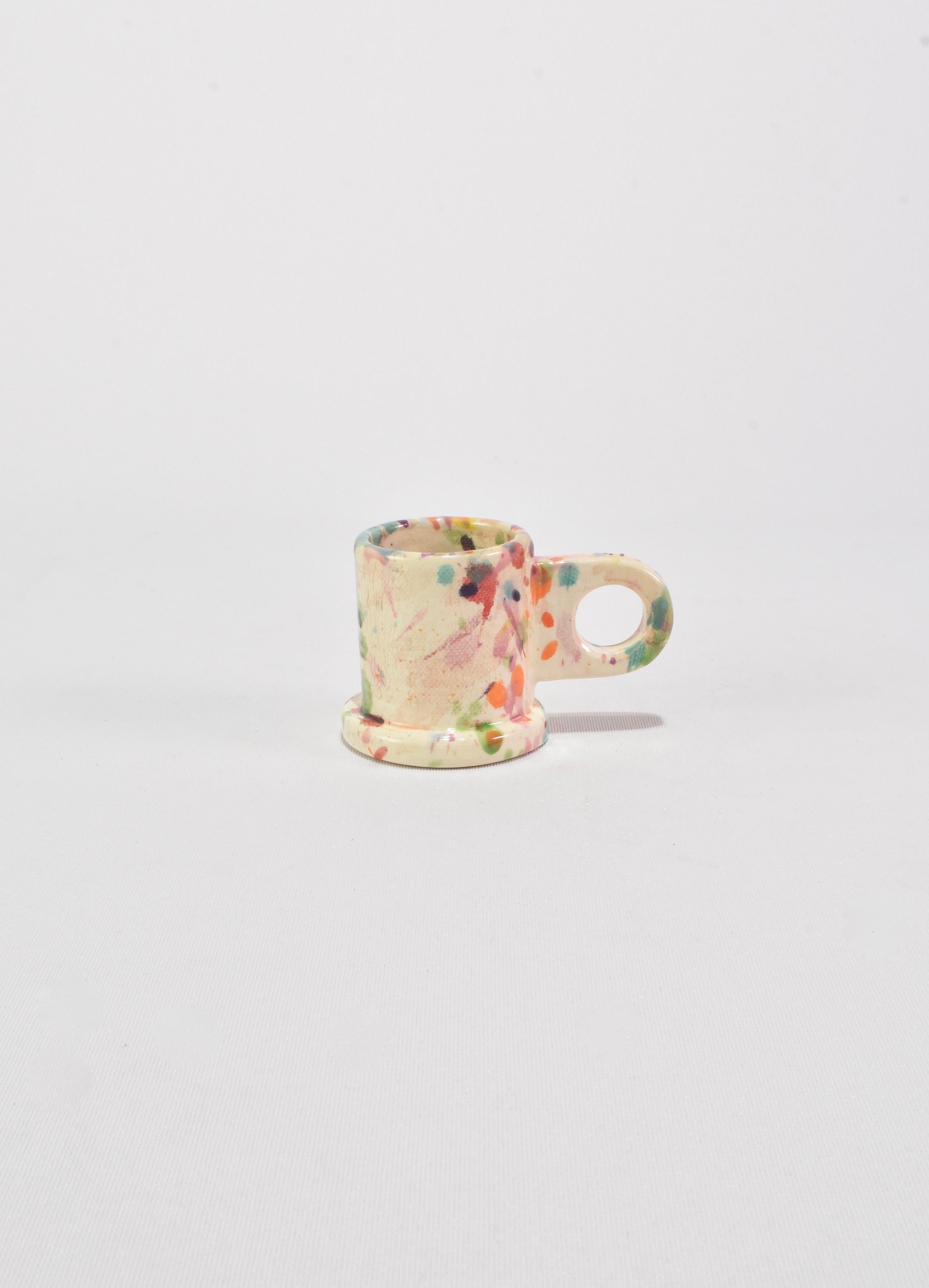 Ceramic Peter Shire Espresso Splatter Mug