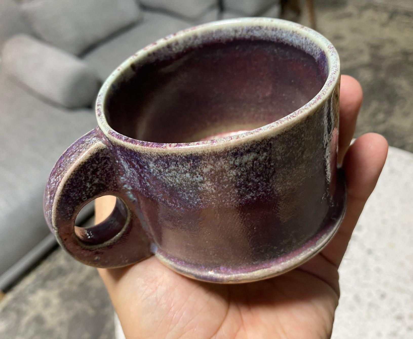 Peter Shire Exp Signed Ceramic California Studio Pottery Glazed Cup, 1979 7