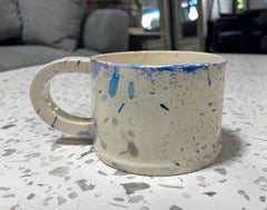 Coupe à éclaboussures post-moderne en céramique californienne signée Peter Shire, 1979