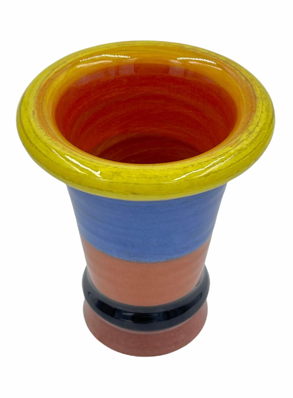 American Peter Shire Expo Vase, 1980 For Sale