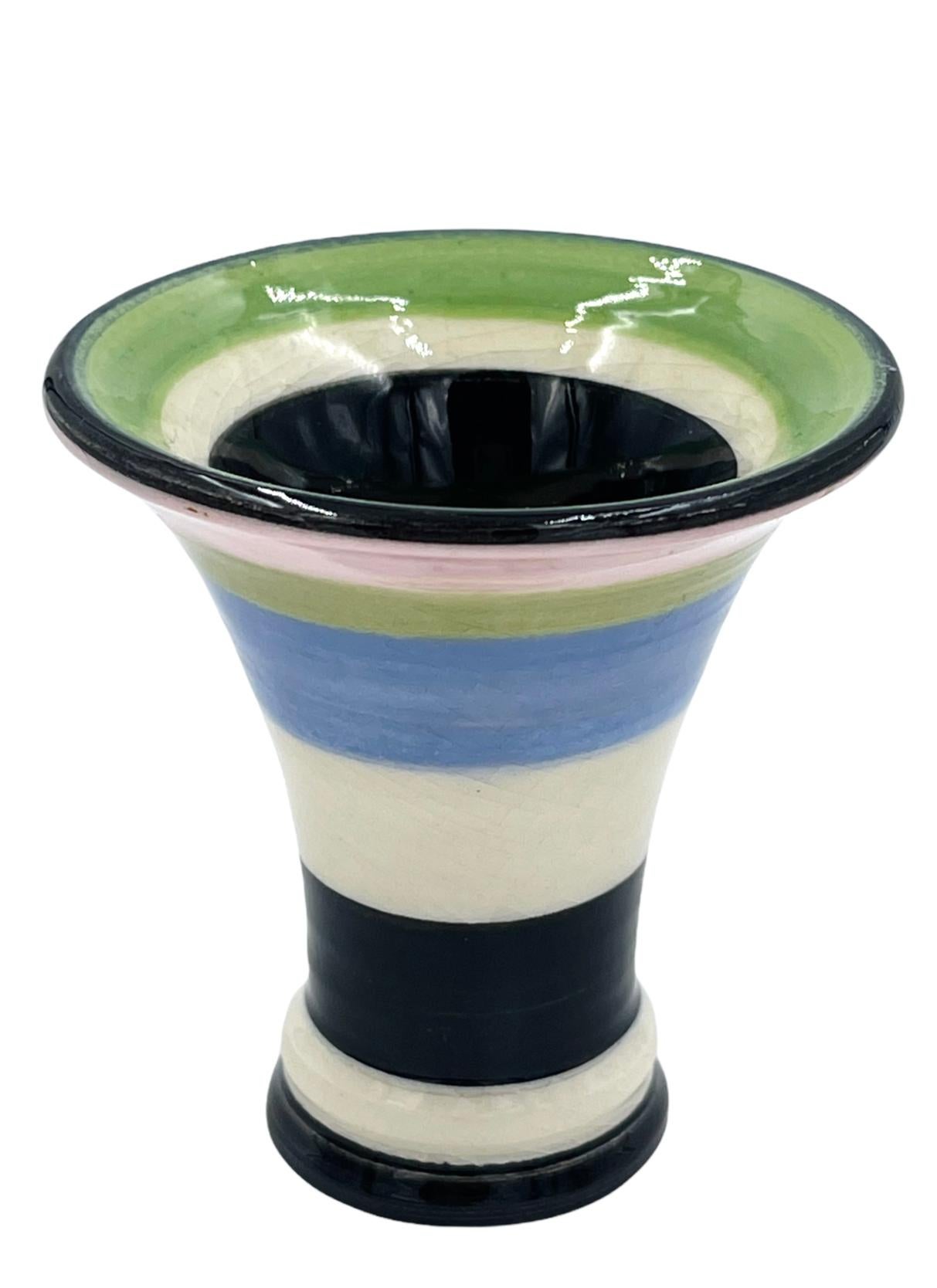 Modern Peter Shire Expo Vase, 1998 For Sale