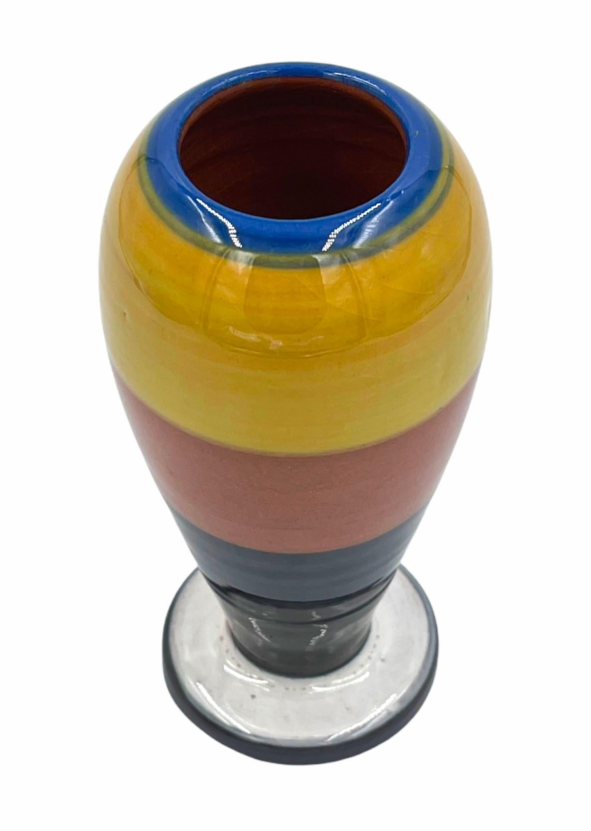 Modern Peter Shire Expo Vase For Sale