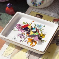 Peter Shire for Acme 1985 handmade cloisonné with silver plate Cahuenga brooch